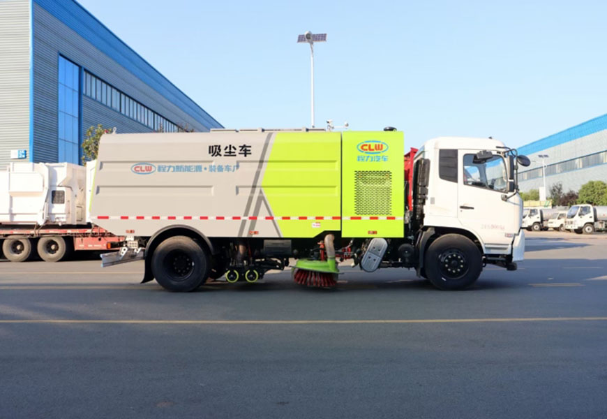 國六東風天錦干掃車吸塵車